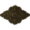 Ekena Millwork Ashford Ceiling Medallion, Hand-Painted Green Gold, 42 3/4"W x 28 7/8"H x 1"P CM42X28ASGGS - alternate 1